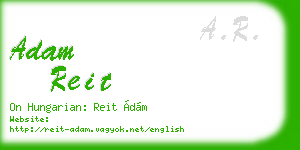 adam reit business card